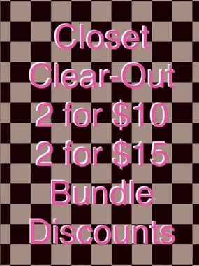 Closet Clear-Out Sale